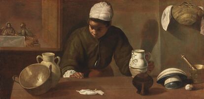 'La mulata' o 'La cena de Emaús', de Diego Velázquez, conservado en la National Gallery of Ireland.