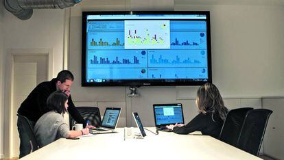 Equipo de monitorización de Shackleton Buzz & Press.