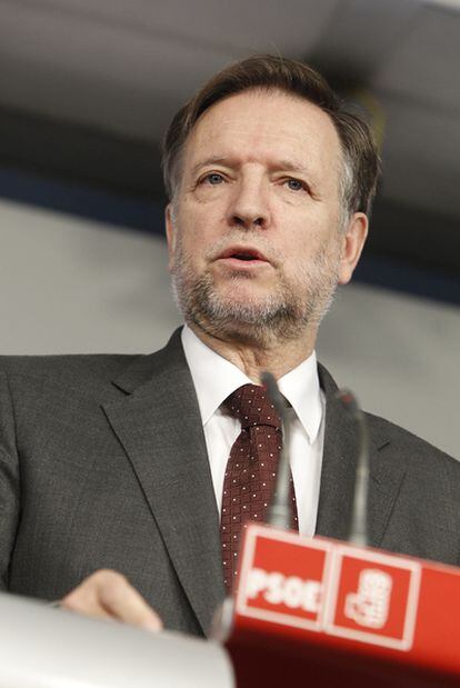 Marcelino Iglesias, secretario de Organización del PSOE.