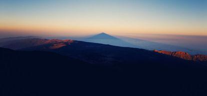 Atardecer en el Parque Nacional del Teide.