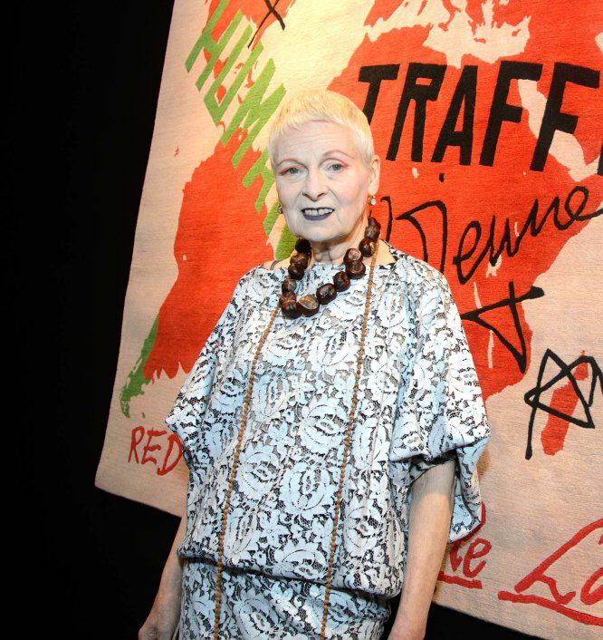 La diseñadora e icono del punk Vivienne Westwood en 2014.