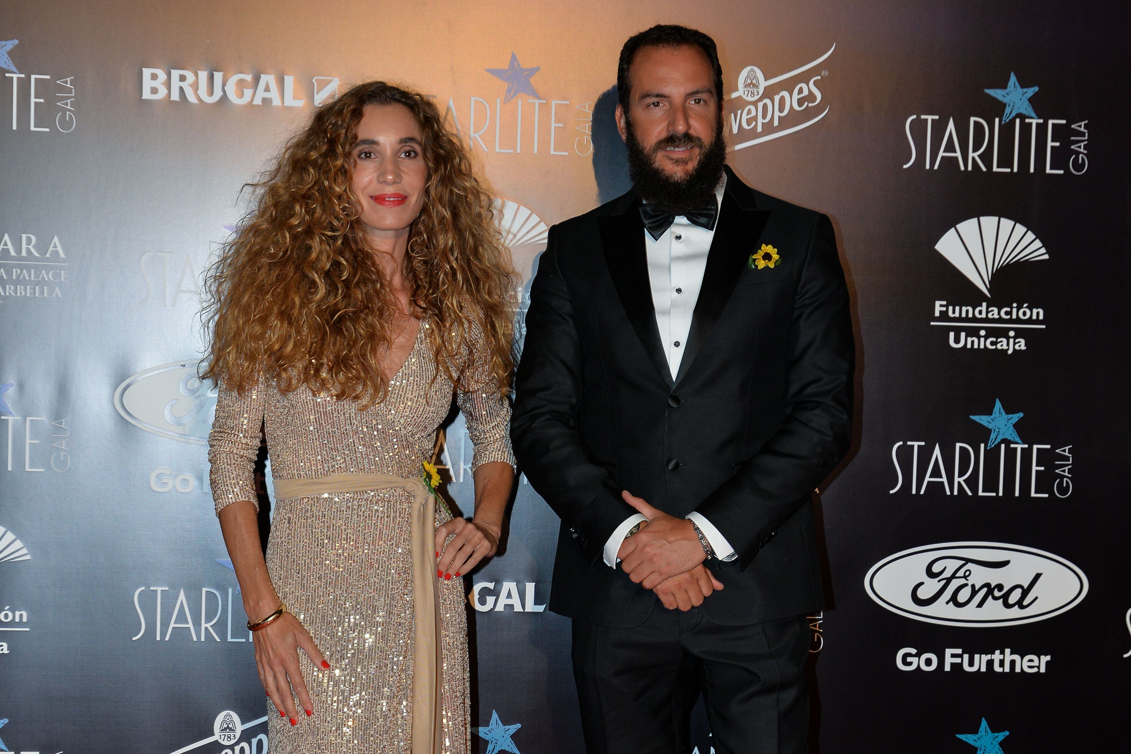 Borja Thyssen y Blanca Cuesta en el Starlite Festival de Marbella el 11 de agosto de 2019.