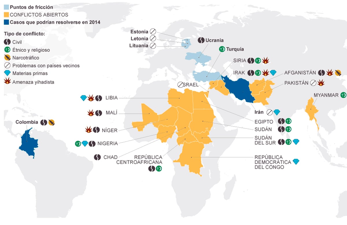 Focos de tensión en el mundo Internacional EL PAÍS