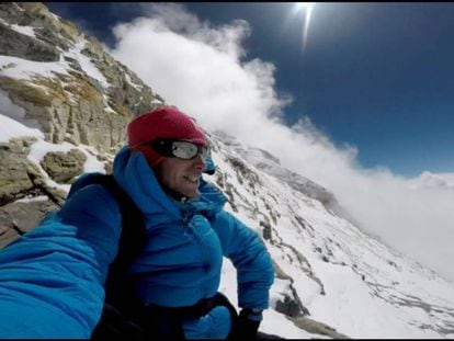 Kilian Jornet, a l'Everest.