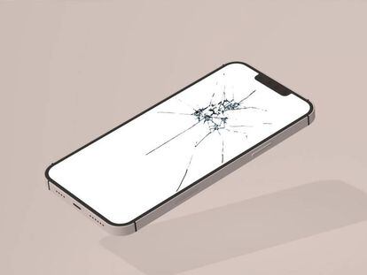 Cuidado con romper la pantalla de tu iPhone 13.