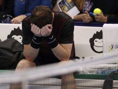 Murray, emocionado tras ganar el título en Amberes.