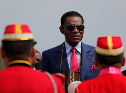 El presidente de Guinea Ecuatorial, Teodoro Obiang, en Santa Cruz (Bolivia) el pasado 22 de noviembre. 