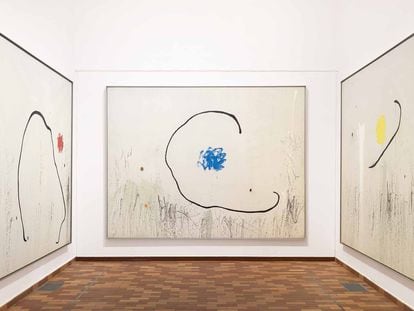 Tríptico de Joan Miró 'La esperanza del condenado a muerte'.