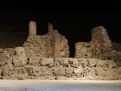 Vista de la zona arqueológica de la Galería de las Colecciones Reales.