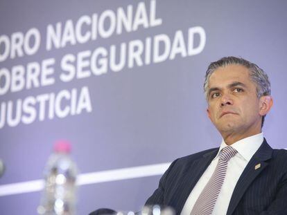 Miguel Ángel Mancera, alcalde de la Ciudad de México.