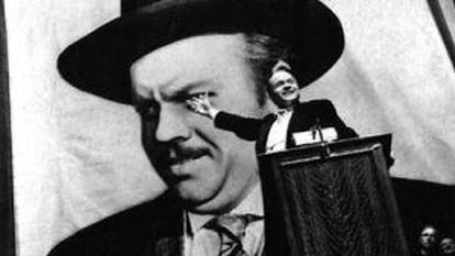 Orson Welles en un fotograma de la película que dirigió y protagonizó, 'Ciudadano Kane'.