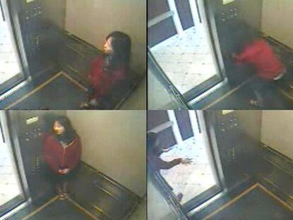 Imágenes de la cámara de seguridad sobre el caso de la desaparición y muerte de Elisa Lam.