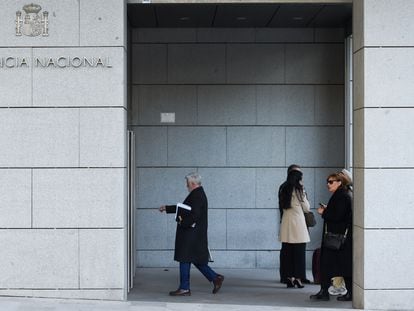 Exterior de la sede de la Audiencia Nacional en Madrid, en noviembre de 2022.