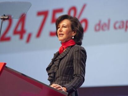 La presidenta del Grupo Santander, Ana Bot&iacute;n. 