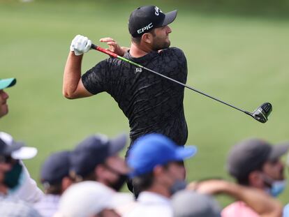 Rahm, en la primera ronda del Masters.