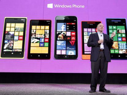 Steve Ballmer, consejero delegado de Microsoft.