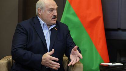 Aleksandr Lukashenko, presidente de Bielorrusia, el pasado 26 de septiembre en Sochi (Rusia).
