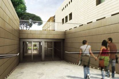 Proyecto del nuevo acceso al museo San Pío V de Valencia.