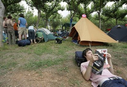 El camping del FIB en 2005.