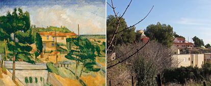 El pequeño pueblo pesquero de L'Estaque, perteneciente a Marsella, fue otro de los espacios queridos por Cézanne para sus cuadros. Esta es una de las obras que podrá verse en el museo Thyssen de Madrid del 4 de febrero al 18 de mayo de 2014.