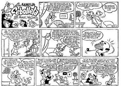 La primera historieta de 'La familia Cebolleta' (I)