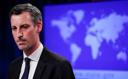 Ned Price, portavoz del Departamento de Estado de Estados Unidos, el 15 de junio en Washington.
