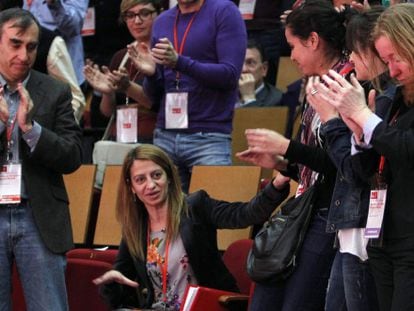 Trinidad Roll&aacute;n, en el congreso del PSM.