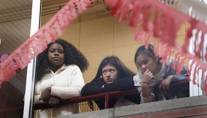 Alumnas de la escuela Copèrnic de Terrassa.
