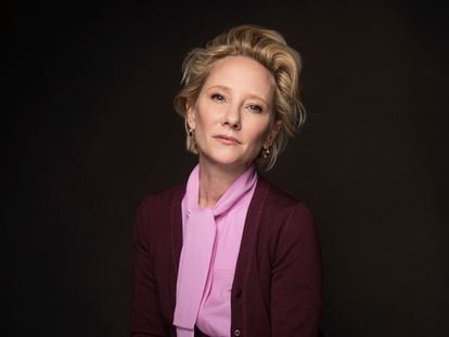 Anne Heche, en 2017, posa durante la presentación de 'Mi última palabra' en el Festival de Cine de Sundance, en Park City, Utah (Estados Unidos).