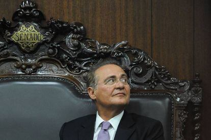 El presidente del Senado, Renan Calheiros.