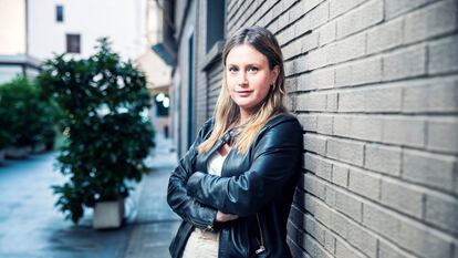 Alejandra Jacinto, durante la campaña electoral autonómica, el pasado mayo, en Madrid.
