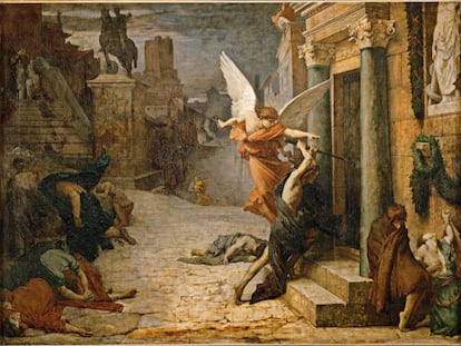 'Peste en Roma' (1869), de Jules-Élie Delaunay.