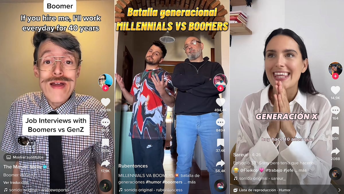‘Millennials’ contra ‘boomers’: el humor en TikTok refuerza el conflicto intergeneracional | Tecnología