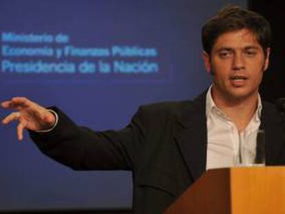 El ministro argentino de Economía, Axel Kicillof. EFE/Archivo