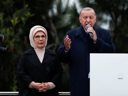 Tayyip Erdogan, reelegido como presidente turco, el domingo 28.