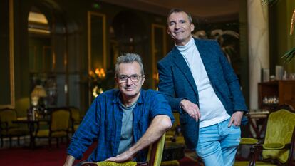 DVD 1188 (1/12/2023).  Madrid, España.Entrevista a Mariano Barroso y Alejandro Hernandez, creadores de la serie Los Farad. Hotel Wellington / INMA FLORES