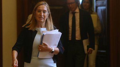 Ana Pastor, en la Junta de Portavoces de esta semana.