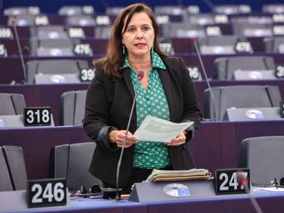Ana Miranda, el pasado enero en el Parlamento Europeo.