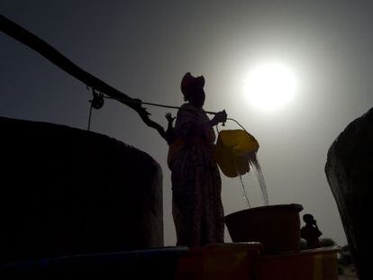 Proyecto para el acceso a fuentes de agua potable realizado por Acción contra el hambre en Mauritania (2011).