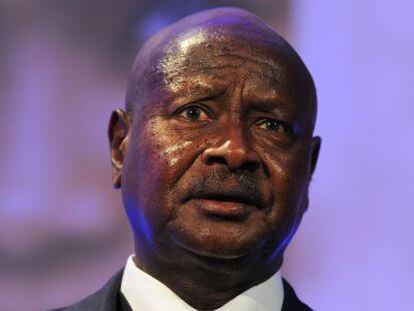 El presidente de Uganda Yoweri Museveni.