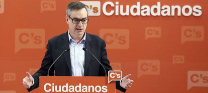 José Manuel Villegas, este domingo en Madrid.
