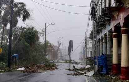 La ciudad de Pinar del Río, al oeste de La Habana, fue una de las zonas más afectadas tras el paso del huracán. 