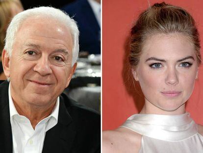 El cofundador de Guess, Paul Marciano, y la modelo Kate Upton.