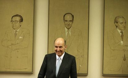 Miquel Roca, en la comisión del estado autonómico del Congreso.