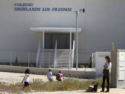 Exterior del colegio Highlands Los Fresnos, en Boadilla del Monte. 