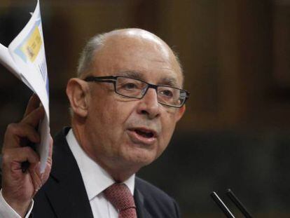 El ministro de Hacienda, Cristóbal Montoro.