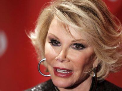 La actriz Joan Rivers en 2010. 