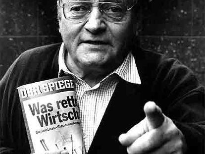 Rudolf Augstein, fundador y editor de <i>Der Spiegel,</i> en 1993.