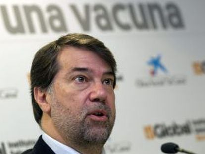 El director del Instituto de Salud Global de Barcelona, Pedro Alonso, ha presentado hoy en la capital catalana los últimos avances en la vacuna contra la malaria.
