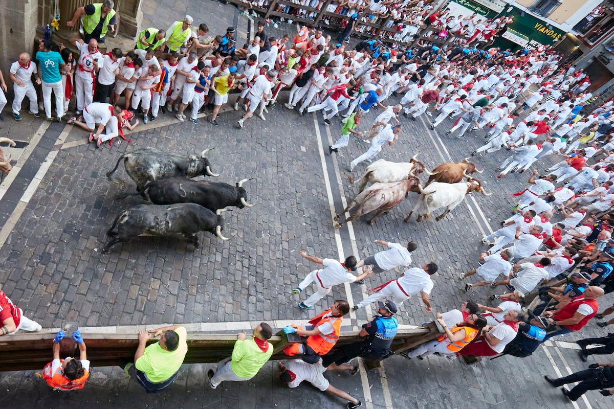 Cuarto encierro de San Fermín 2023 |  Cultura